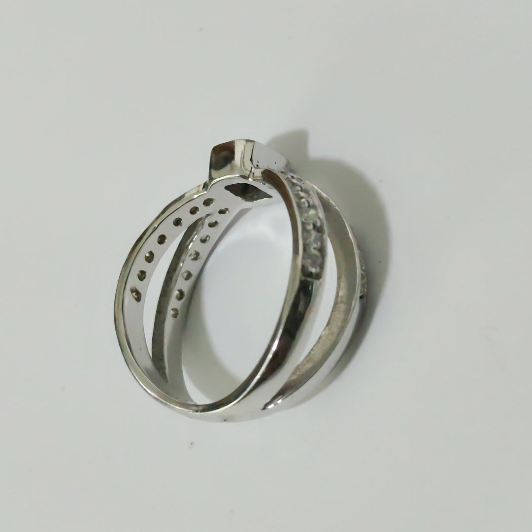 ANILLITO ORO BLANCO 14 K 4,40 GRMS (SEMINUEVO)