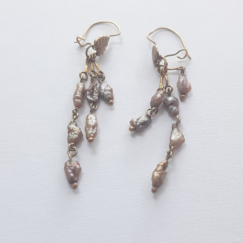 ARETES PAR, BROQUELES PAR ORO 10 K 2.3 GRMS (SEMINUEVO)