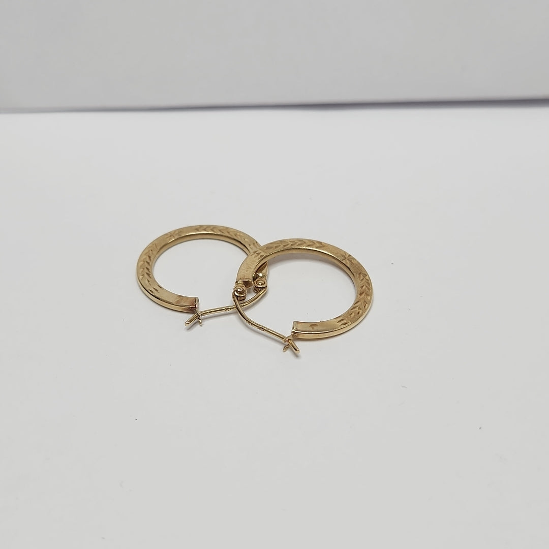 ARRACADAS PAR ORO 14 K 1.1 GRMS (SEMINUEVO)