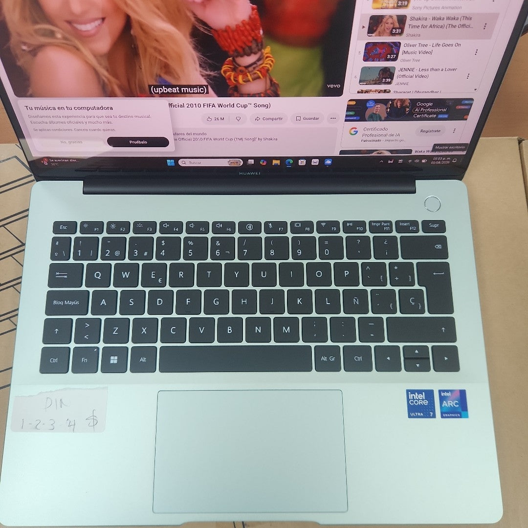 LAPTOP HUAWEI MATEBOOK 14 FLMH-X (2024) 1 TB SSD 16 GB RAM (SEMINUEVO)