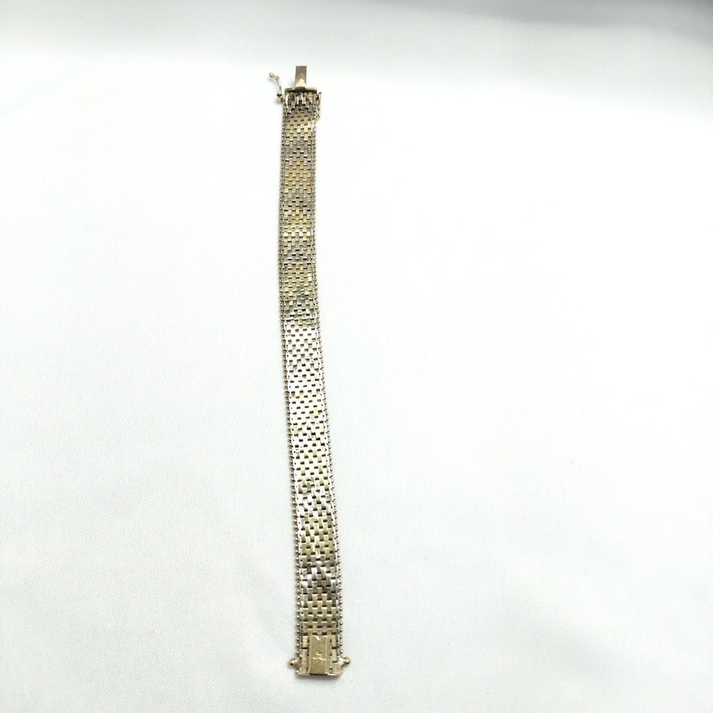 PULSERA ORO COMBINADO 10 K 18,70 GRMS (SEMINUEVO)