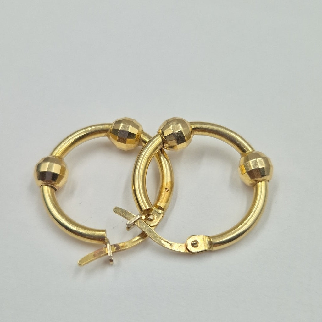 ARRACADAS PAR ORO 14 K 2.2 GRMS (SEMINUEVO)