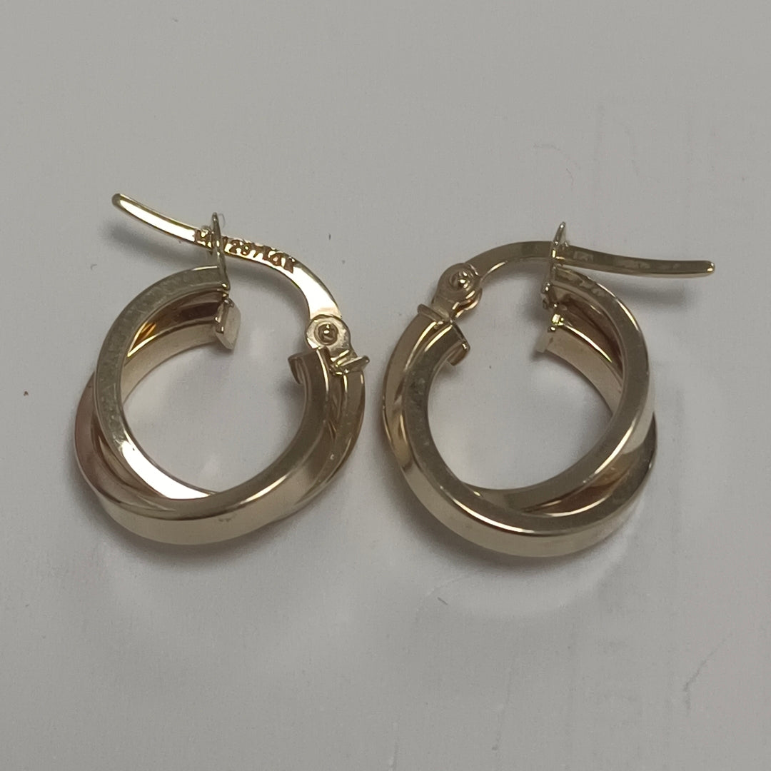 ARETES PAR ORO 14 K 1.5 GRMS (SEMINUEVO)