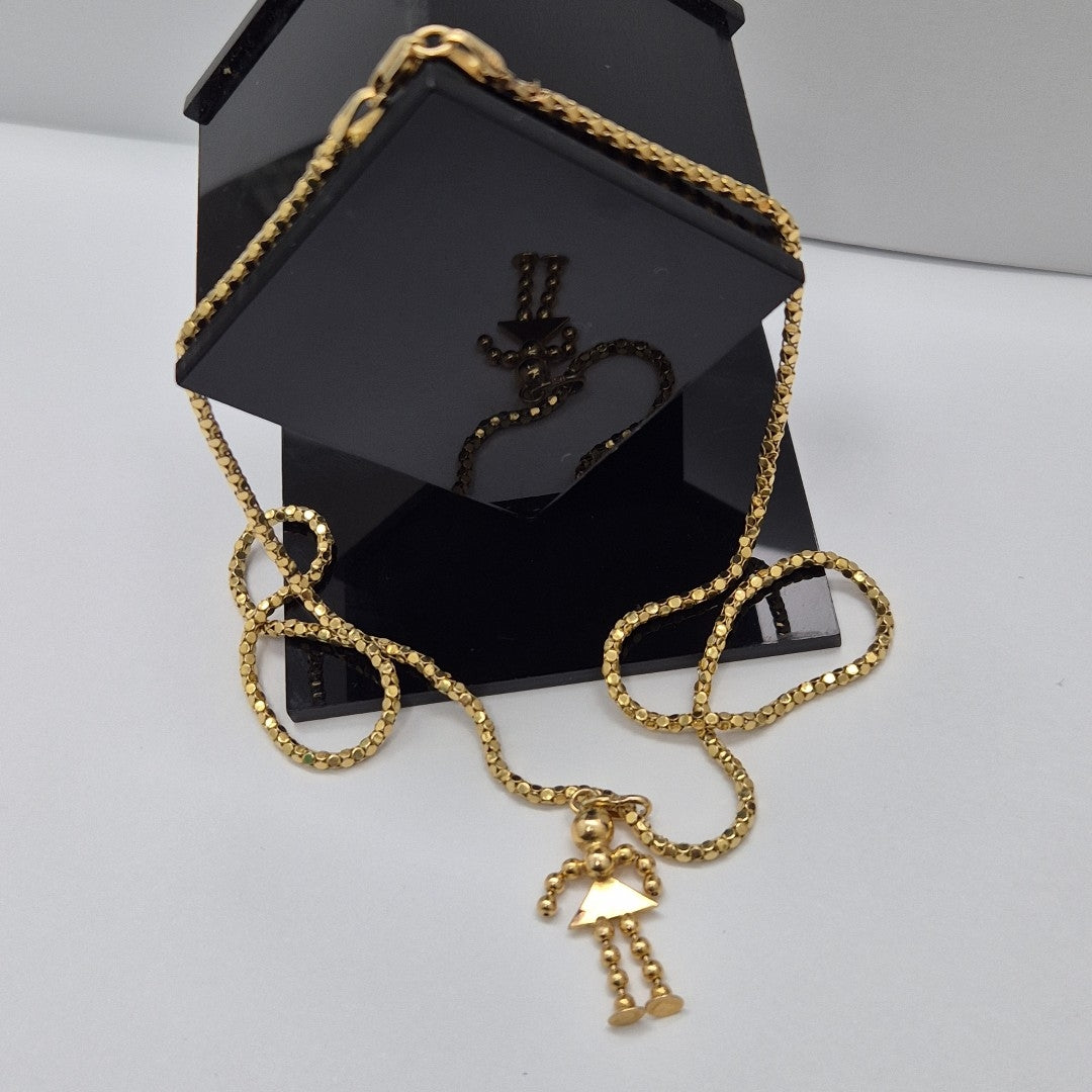 CADENA,DIJE ORO 14 K 6,90 GRMS (SEMINUEVO)