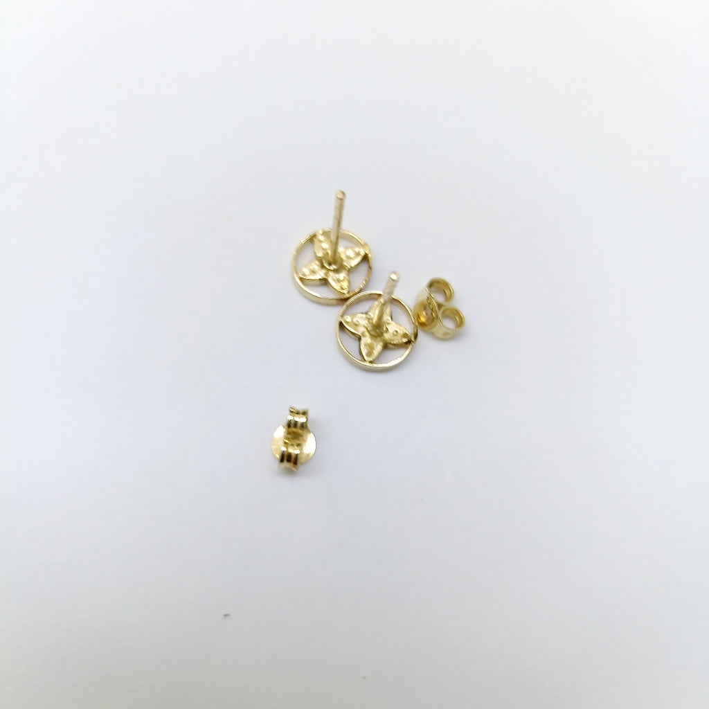 BROQUELES PAR ORO 14 K 1.1 GRMS (SEMINUEVO)