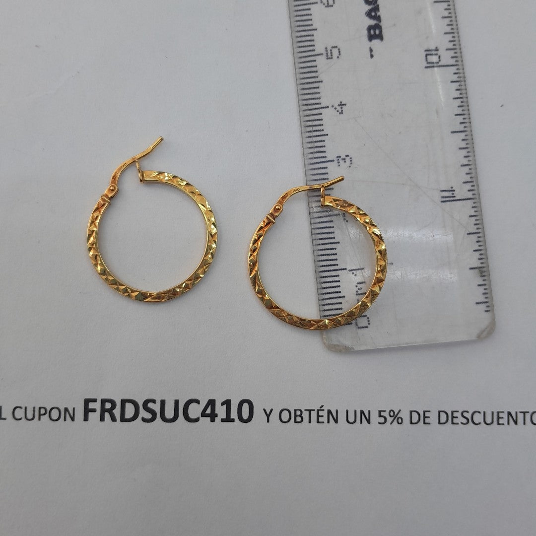 ARRACADAS PAR ORO 10 K 1.1 GRMS (SEMINUEVO)