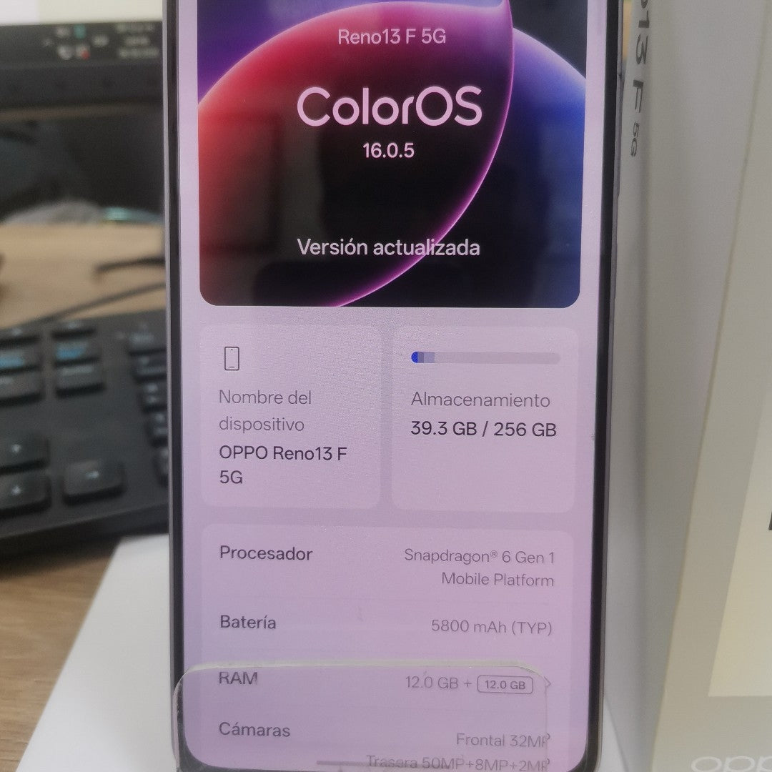 CELULAR OPPO RENO 13F 5G CPH2699 (2025) 256 GB 12 GB RAM (SEMINUEVO)