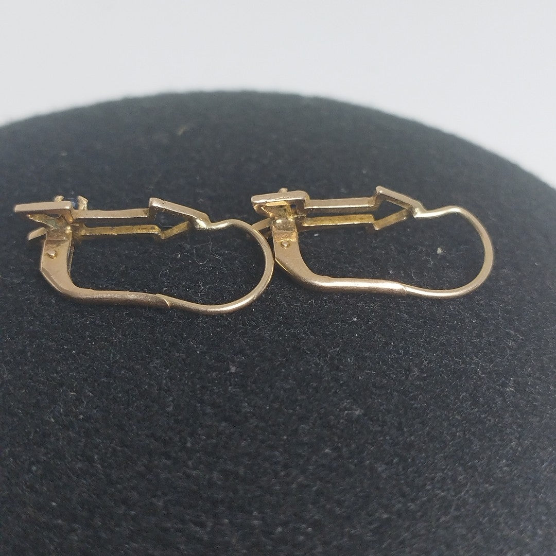 ARRACADAS PAR ORO 10 K 1.3 GRMS (SEMINUEVO)