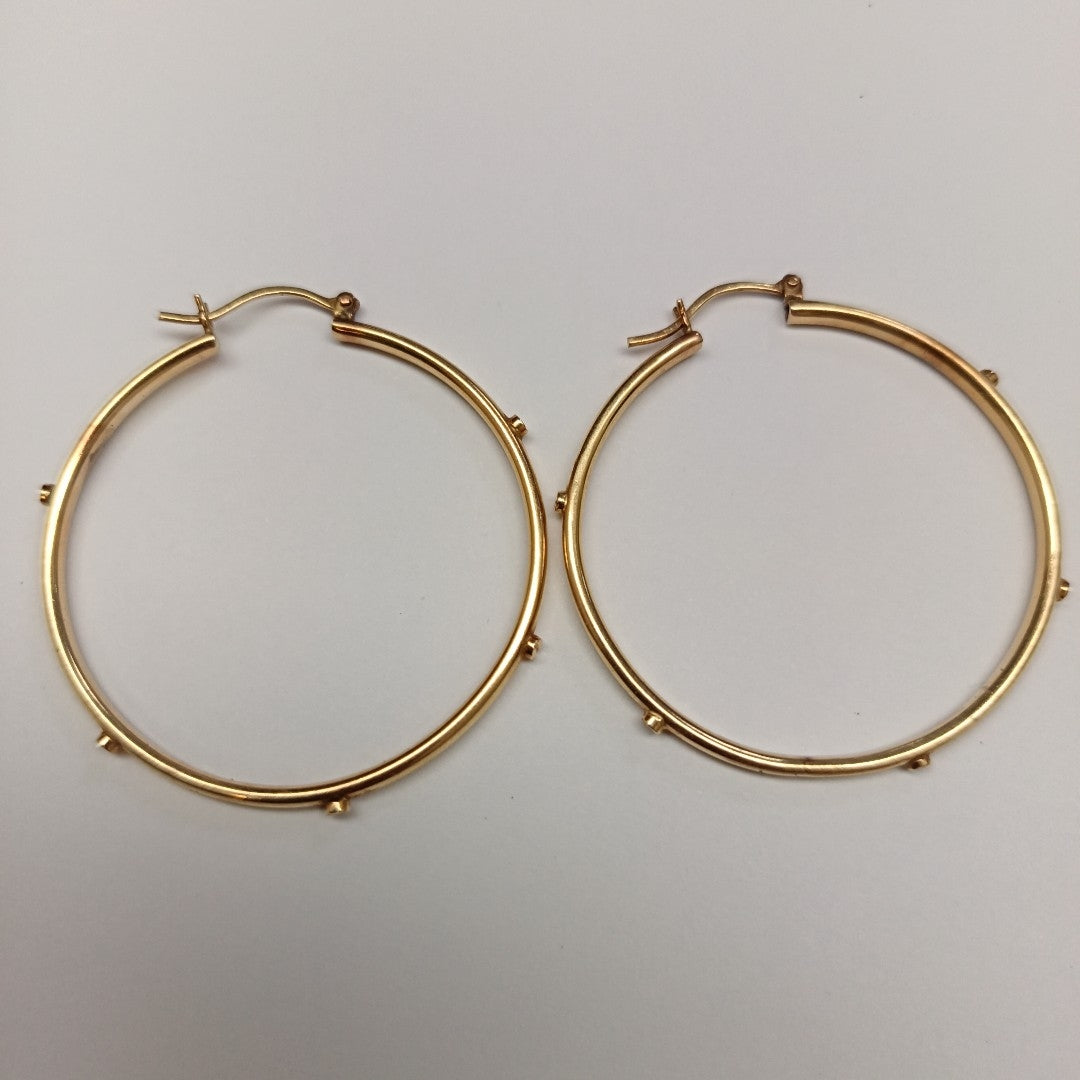 ARRACADAS PAR ORO 14 K 5,60 GRMS (SEMINUEVO)