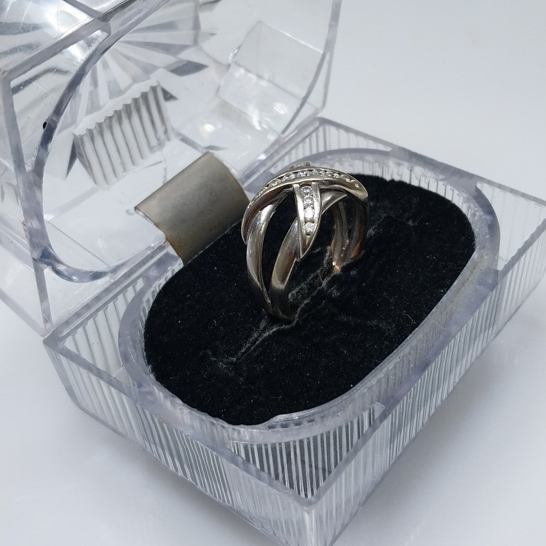 ANILLITO ORO BLANCO 10 K 6,30 GRMS (SEMINUEVO)