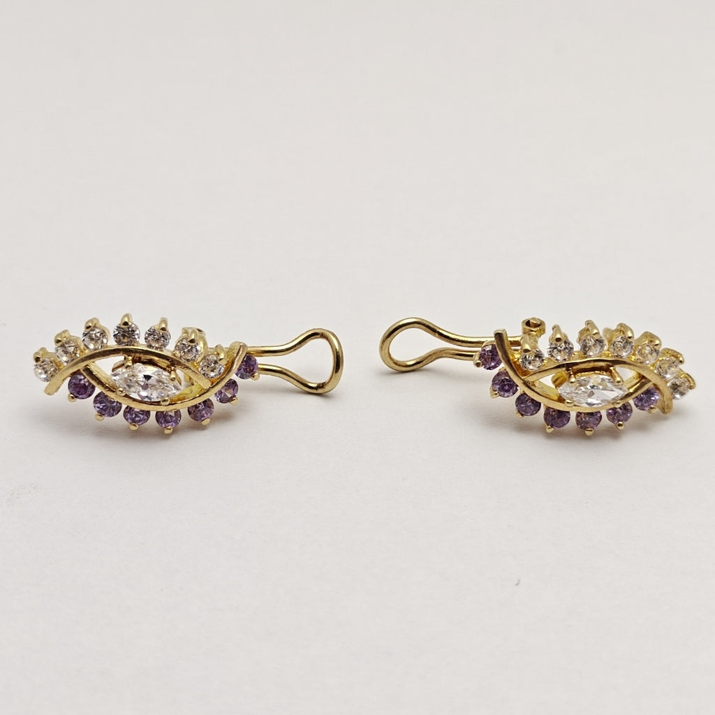 ARETES PAR ORO 14 K 5.1 GRMS (SEMINUEVO)