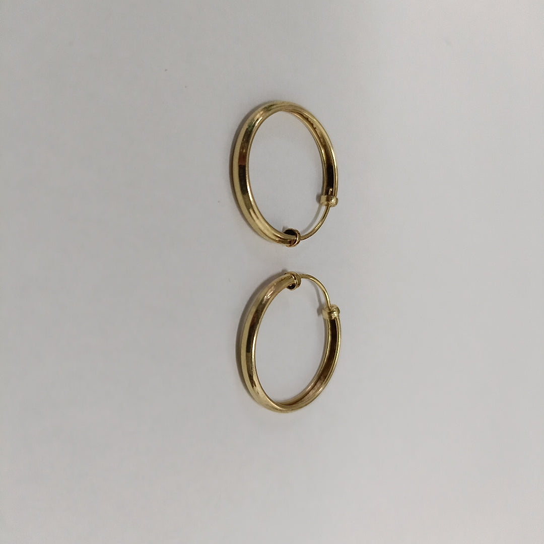 ARETES PAR ORO 18 K 1,60 GRMS (SEMINUEVO)