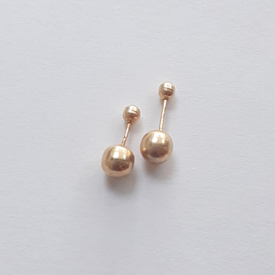 BROQUELES PAR ORO 14 K 0.2 GRMS (SEMINUEVO)