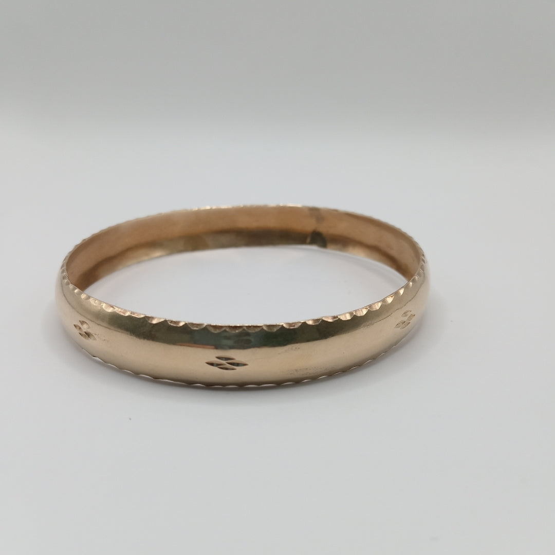 PULSERA RIGIDA ORO 14 K 20.8 GRMS (SEMINUEVO)