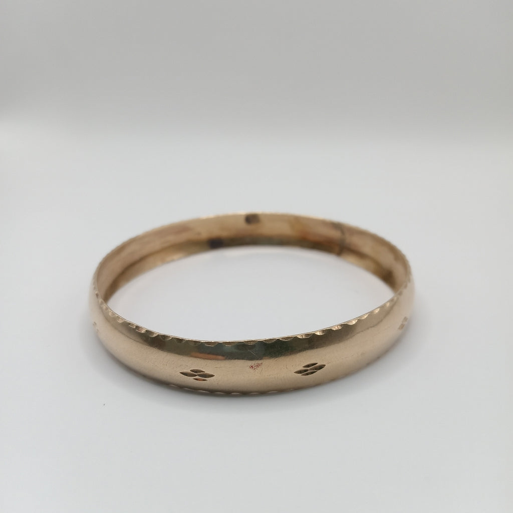 PULSERA RIGIDA ORO 14 K 21 GRMS (SEMINUEVO)