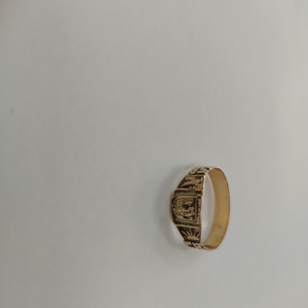 ANILLO DE GRADUACIÓN ORO 8 K 1,90 GRMS (SEMINUEVO)
