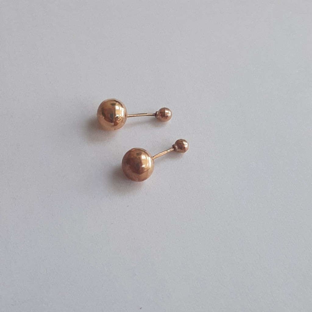 BROQUELES PAR ORO 14 K 0.3 GRMS (SEMINUEVO)