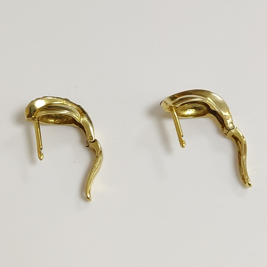 ARRACADAS PAR ORO 8 K 4.3 GRMS (SEMINUEVO)