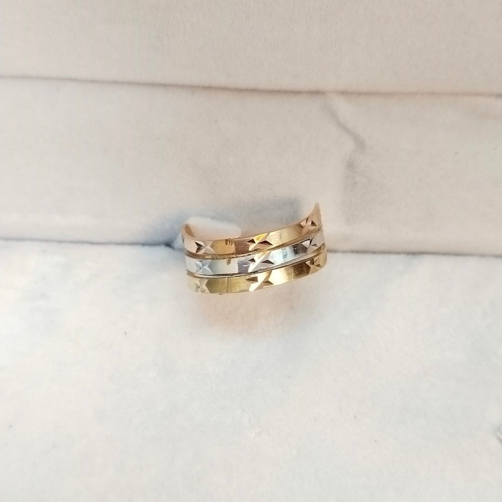 ANILLITO ORO,ORO COMBINADO 10 K 2,60 GRMS (SEMINUEVO)