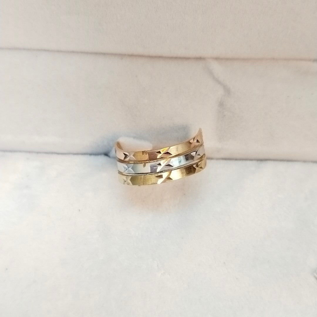 ANILLITO ORO,ORO COMBINADO 10 K 2,60 GRMS (SEMINUEVO)