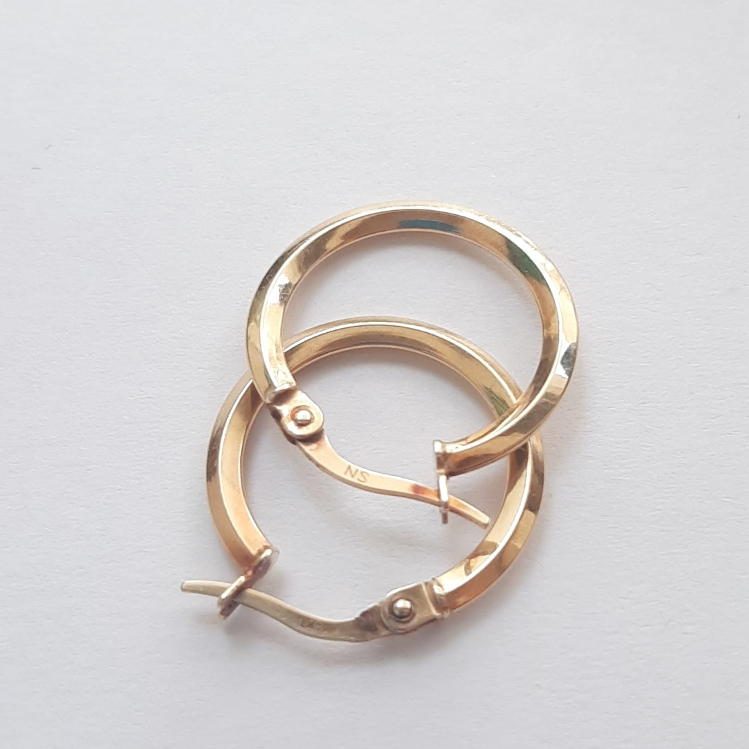 ARRACADAS PAR ORO 14 K 0.9 GRMS (SEMINUEVO)