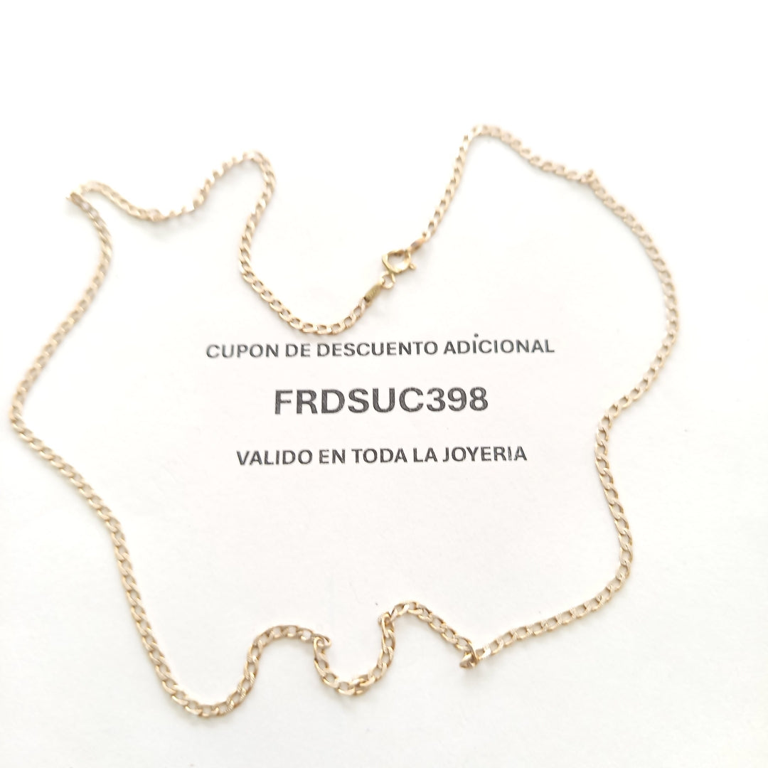 CADENA ORO 14 K 2,20 GRMS (SEMINUEVO)