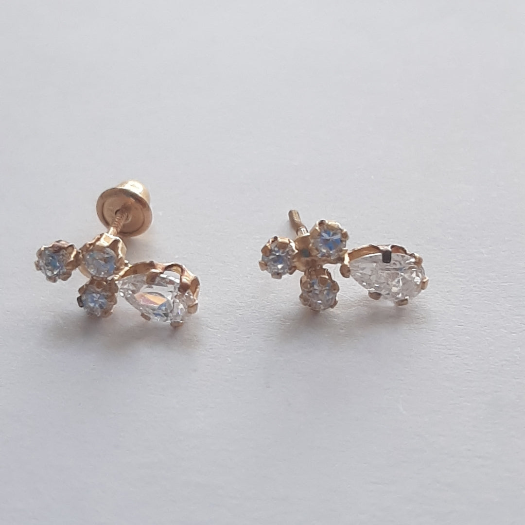 BROQUELES PAR ORO 14 K 0.6 GRMS (SEMINUEVO)