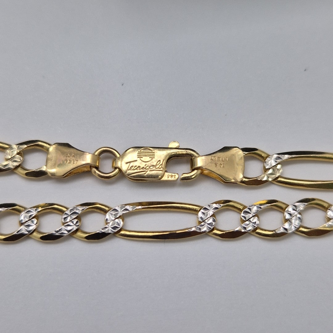 PULSERA ORO, RODIADO 14 K 6.4 GRMS (SEMINUEVO)