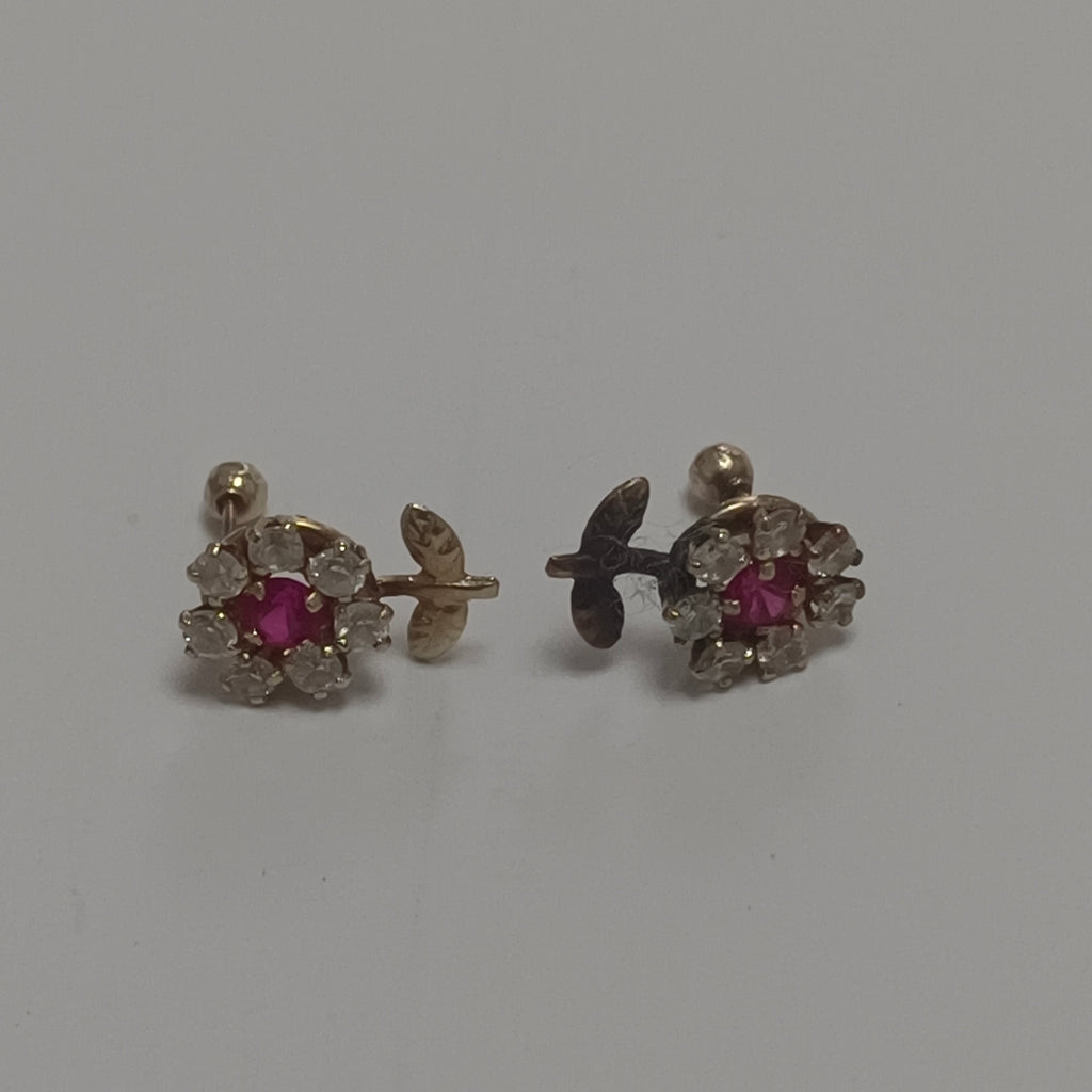 ARETES PAR ORO 10 K 0.8 GRMS (SEMINUEVO)