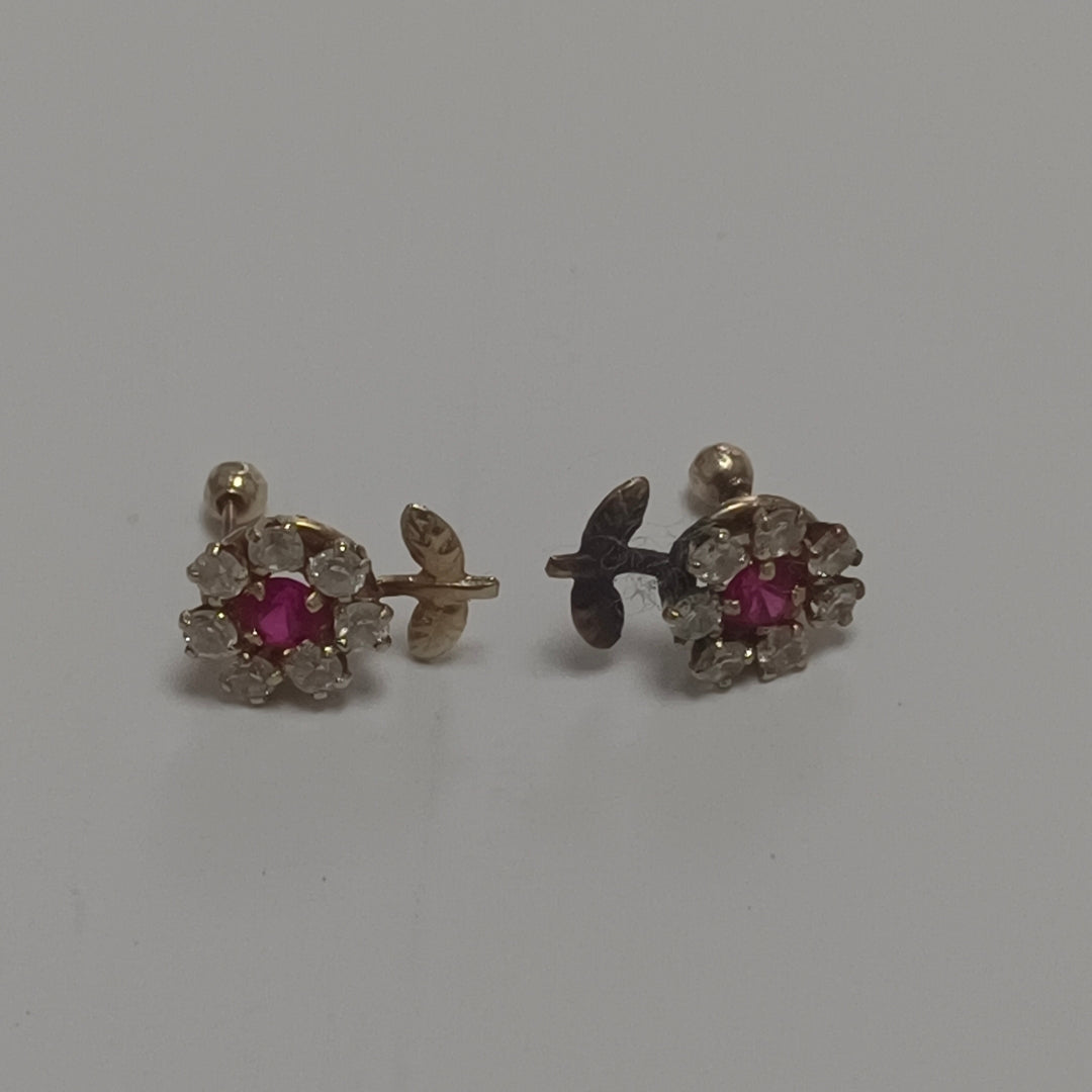 ARETES PAR ORO 10 K 0.8 GRMS (SEMINUEVO)