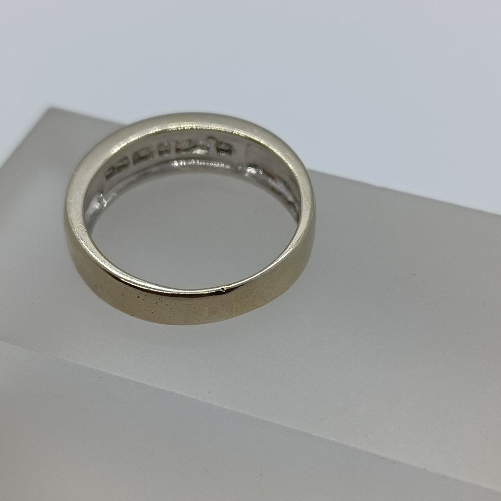 ANILLO ORO BLANCO 14 K 6,70 GRMS (SEMINUEVO)