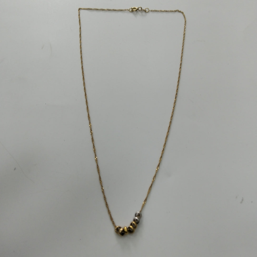 GARGANTILLA ORO 14 K 1.3 GRMS (SEMINUEVO)