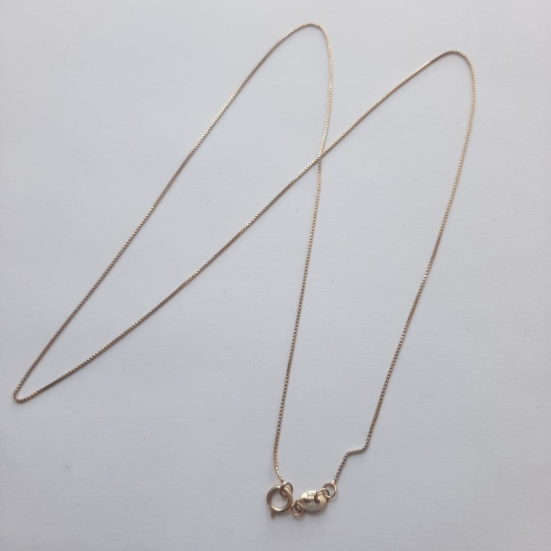 CADENA ORO 14 K 1.6 GRMS (SEMINUEVO)