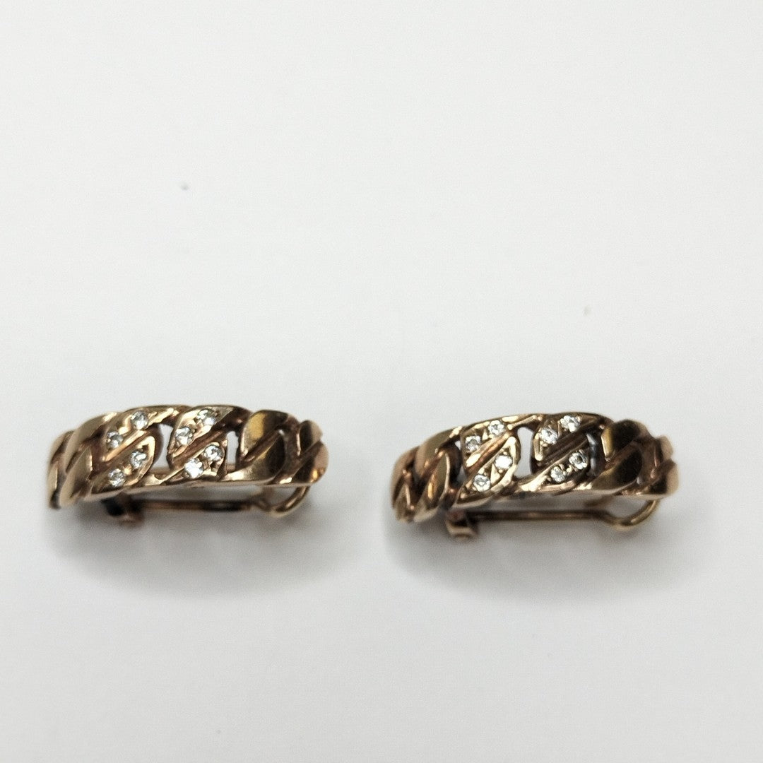 ARETES PAR ORO 14 K 5,40 GRMS (SEMINUEVO)