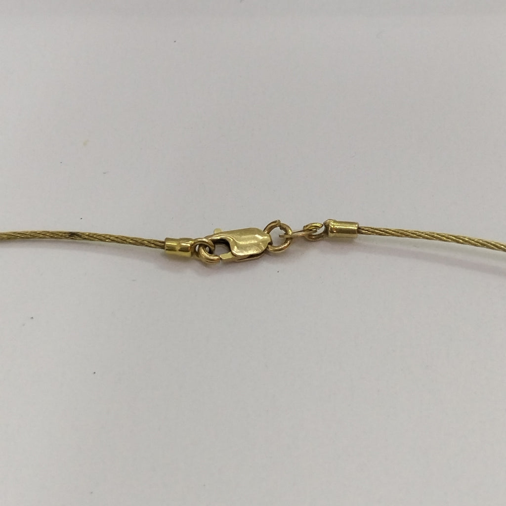 GARGANTILLA ORO COMBINADO 14 K 4,70 GRMS (SEMINUEVO)