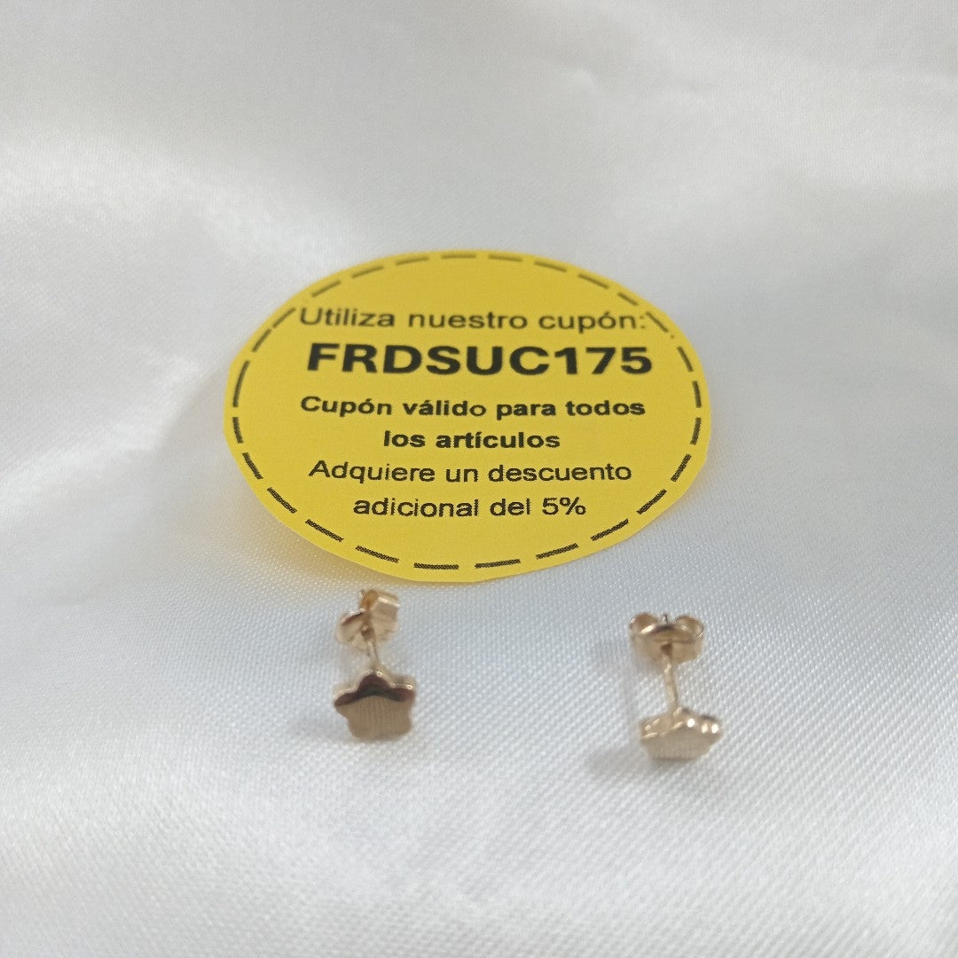 BROQUELES ORO 10K 0.9 (NUEVO)