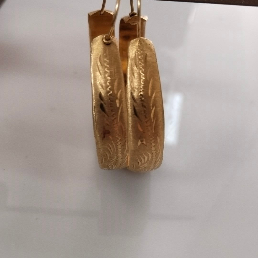 ARRACADAS PAR ORO 14 K 10,30 GRMS (SEMINUEVO)