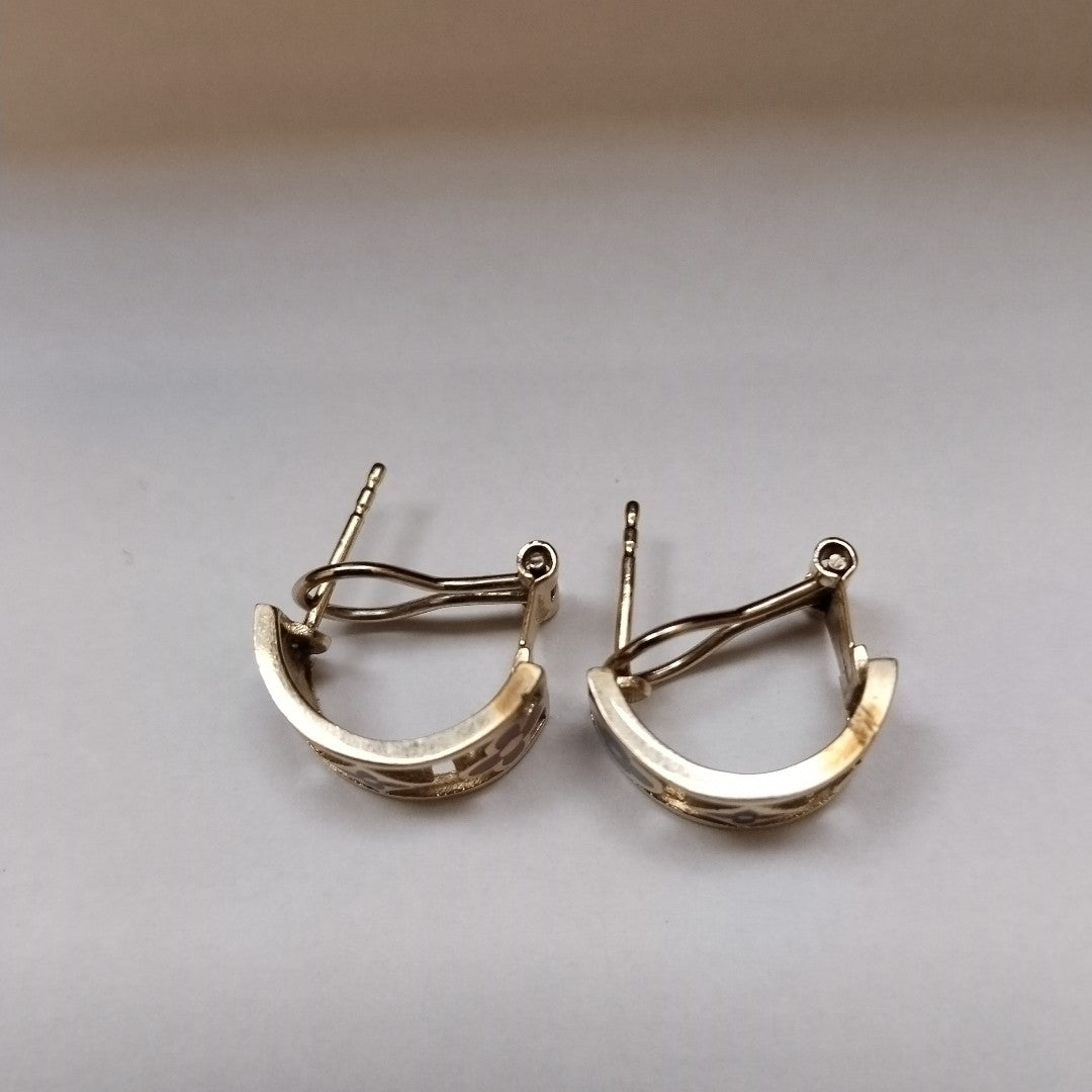 ARETES PAR ORO 14 K 4.2 GRMS (SEMINUEVO)