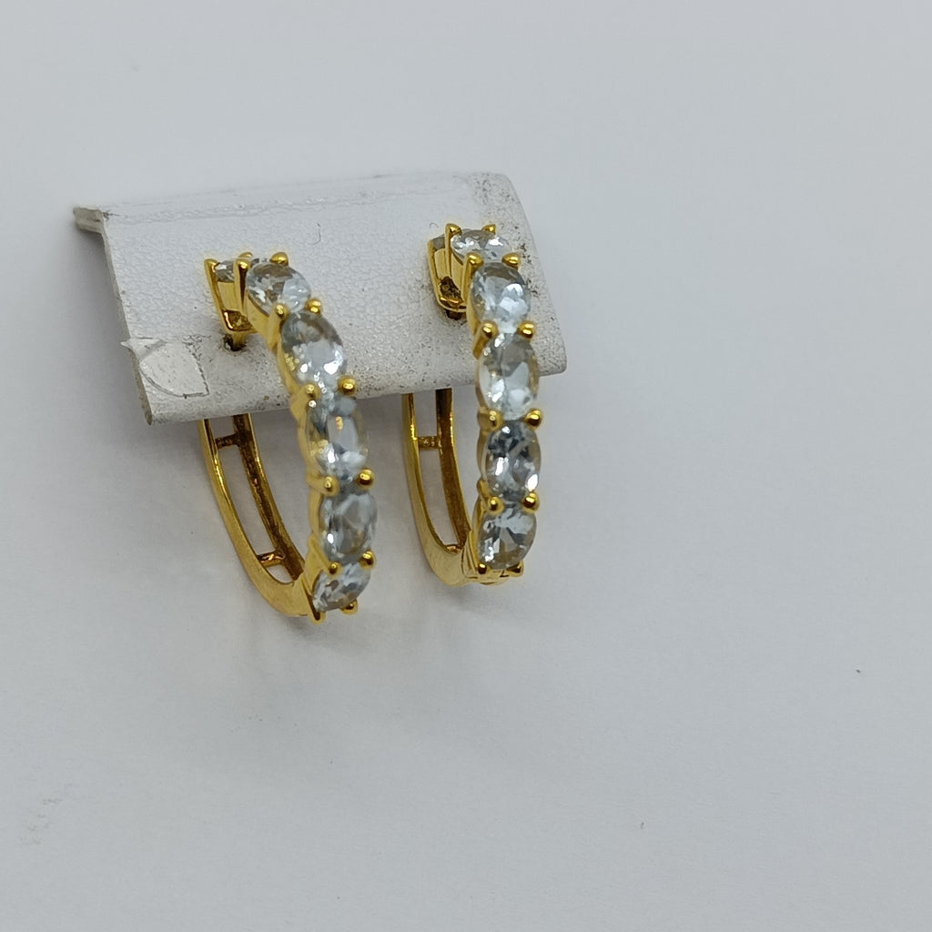 ARRACADAS PAR ORO 14 K 6.9 GRMS (SEMINUEVO)