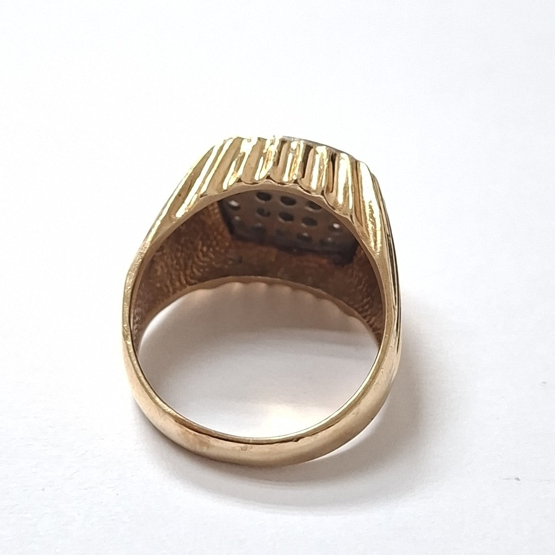 ANILLO ORO 14 K 10,20 GRMS (SEMINUEVO)