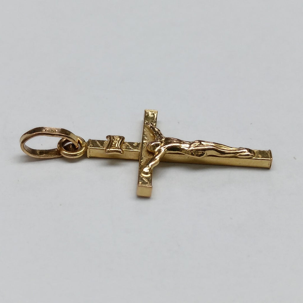CRUCIFIJO ORO 14 K 1.8 GRMS (SEMINUEVO)
