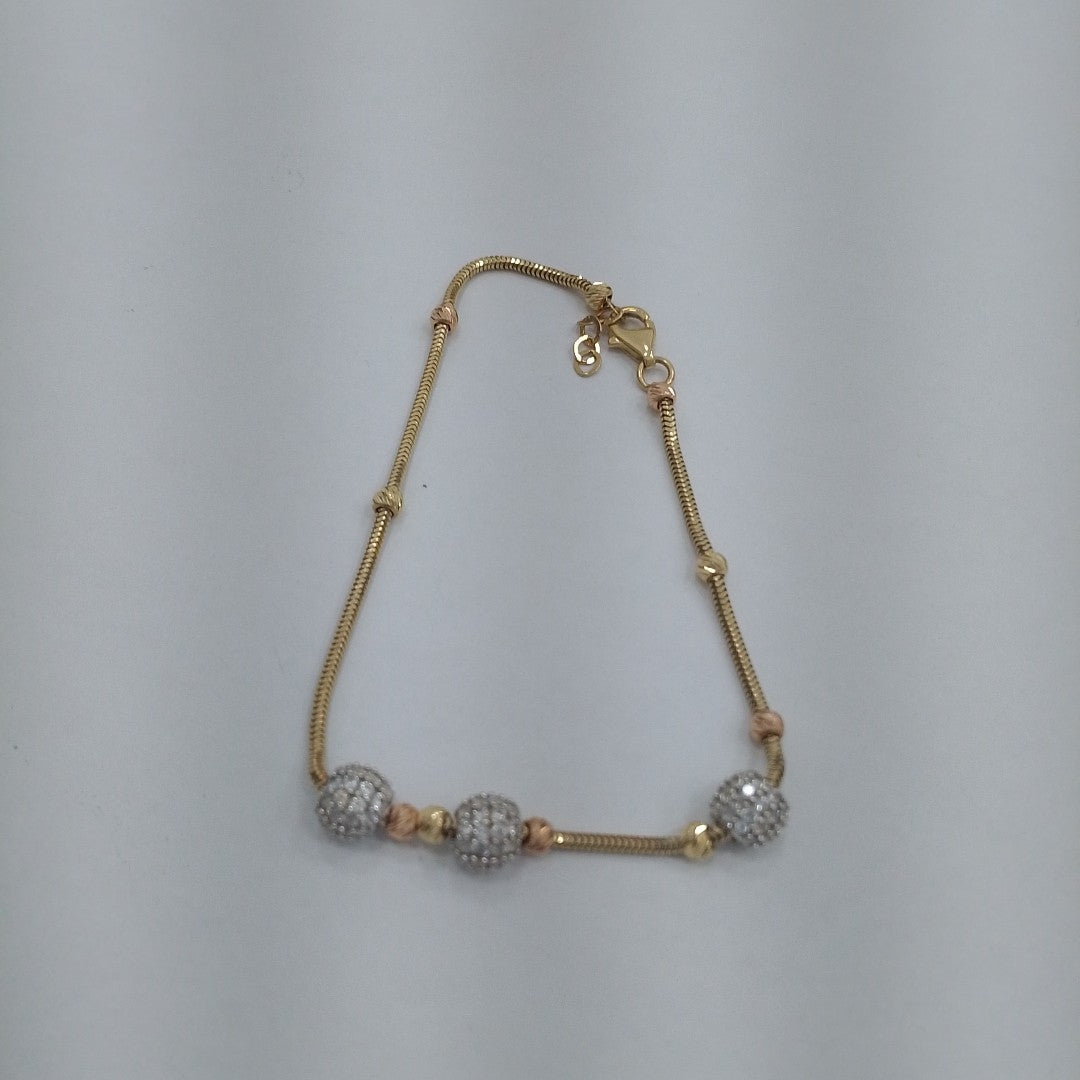 PULSERA ORO 14 K 3.9 GRMS (SEMINUEVO)
