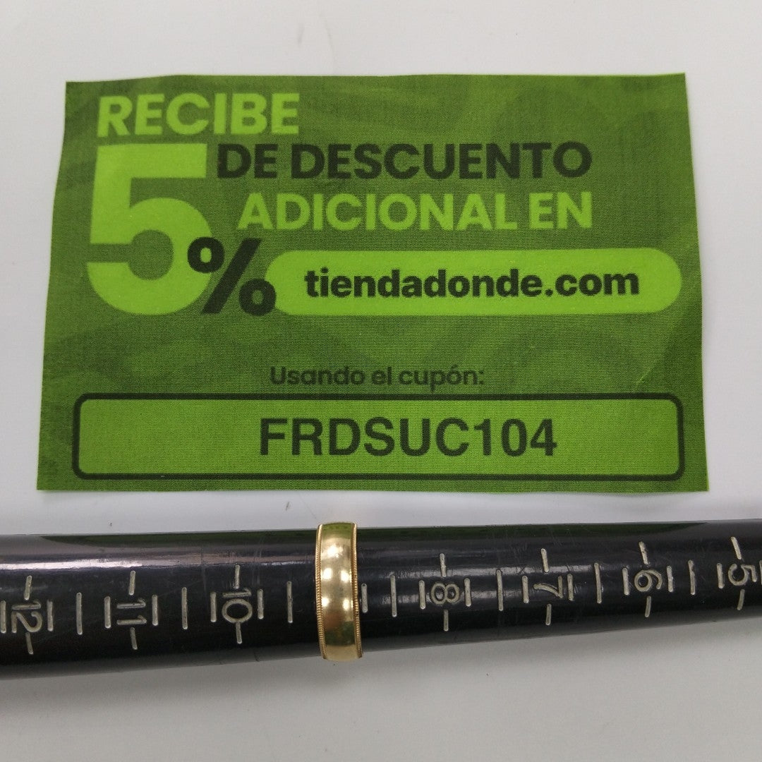 ARGOLLA ORO 14 K 2.9 GRMS (SEMINUEVO)