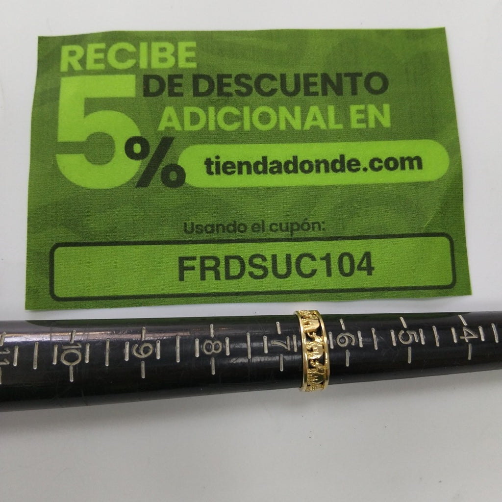 ARGOLLA ORO 14 K 2.7 GRMS (SEMINUEVO)