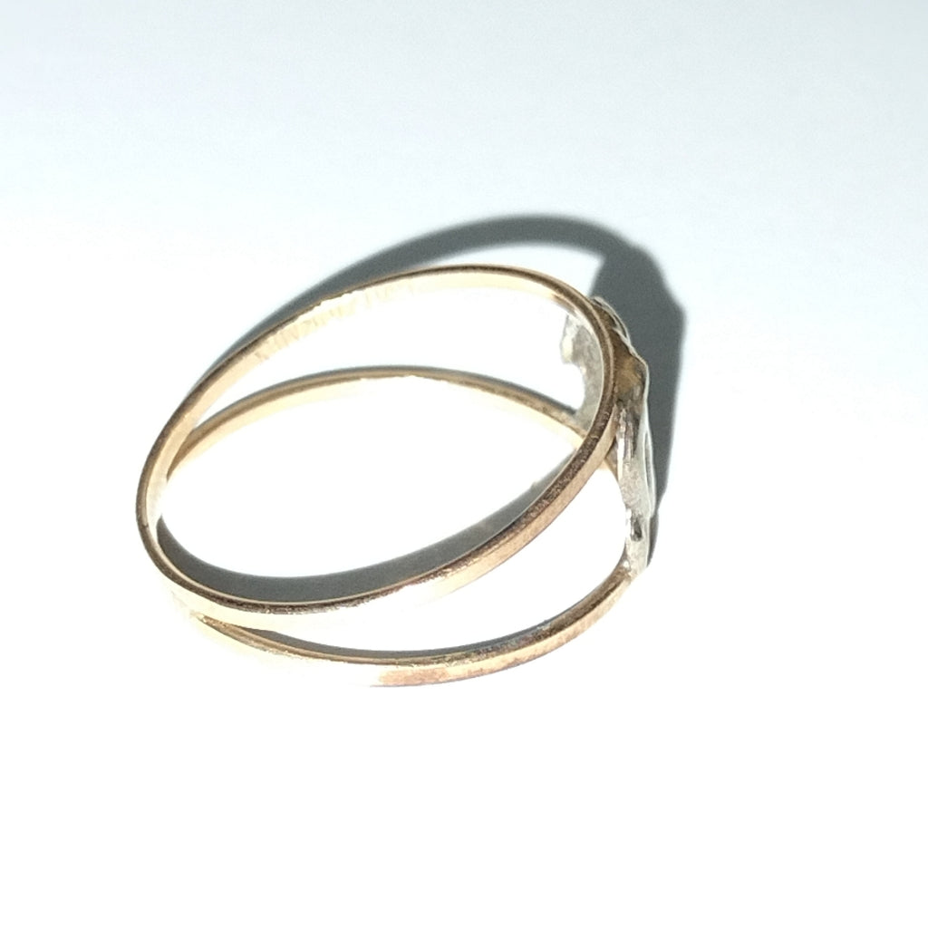 ANILLITO ORO,ORO BLANCO 10 K 1,20 GRMS (SEMINUEVO)