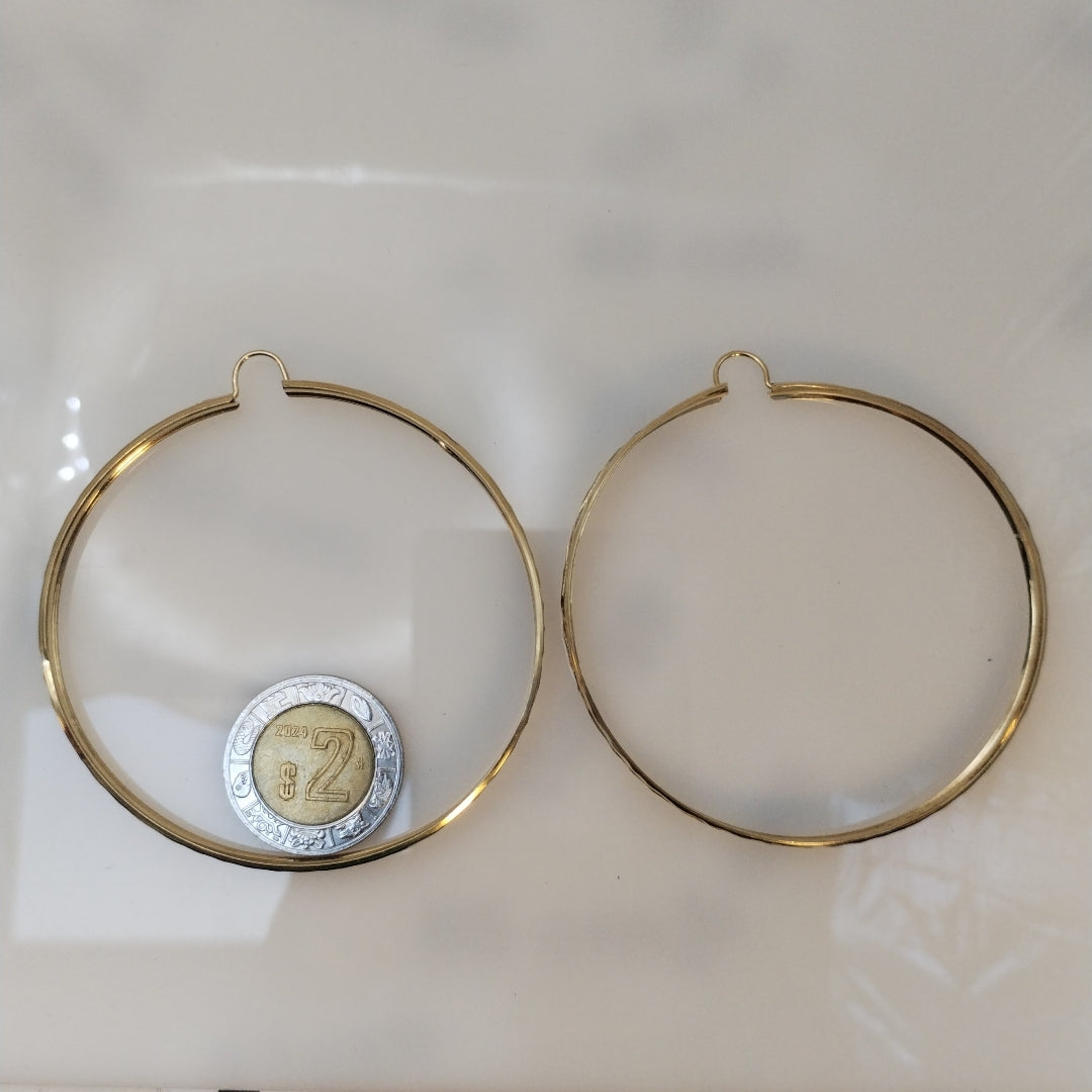 ARRACADAS PAR ORO 10 K 5.7 GRMS (SEMINUEVO)