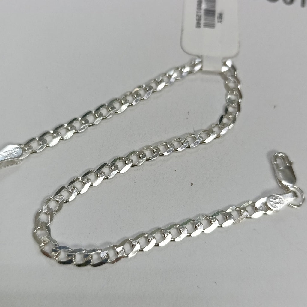 PULSERA BARBADA PLATA .925 21 CM 4.2 GR (NUEVO)