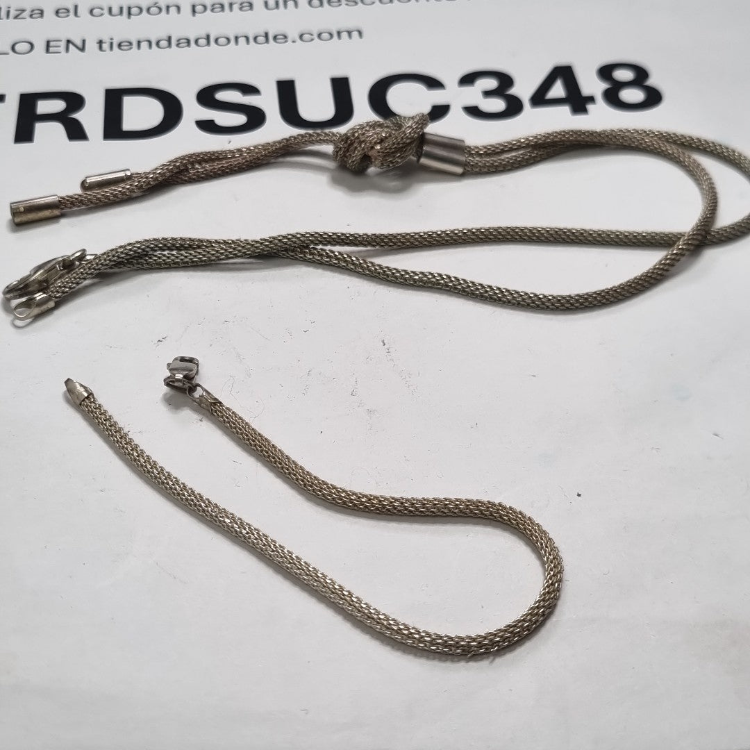 GARGANTILLA,PULSERA PLATA 17,00 GRMS (SEMINUEVO)