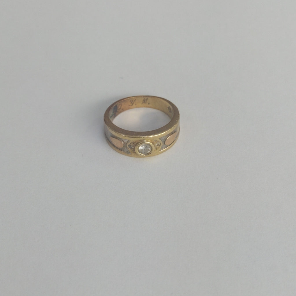 ANILLO ORO 14 K 4.6 GRMS (SEMINUEVO)