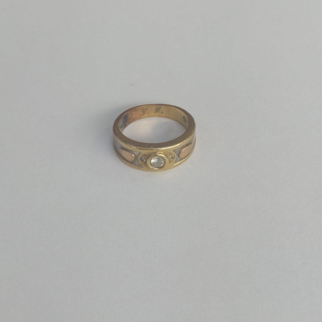 ANILLO ORO 14 K 4.6 GRMS (SEMINUEVO)